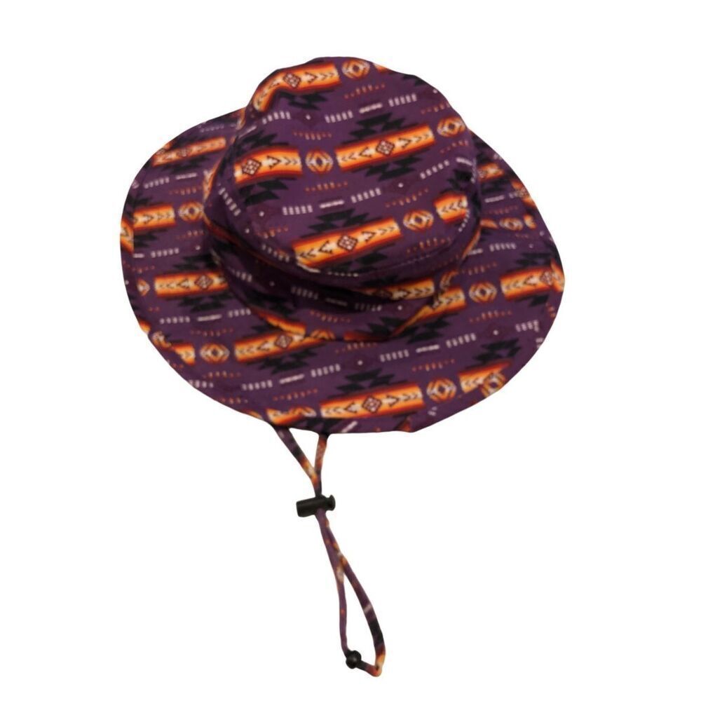Guatamalea Boho Print Drawstring Sun Fishing Bucket Hat